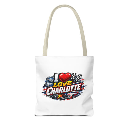 I Love Charlotte Racing Tote Bag