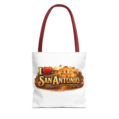 I  San Antonio Tote Bag — Alamo Vintage Souvenir Tote