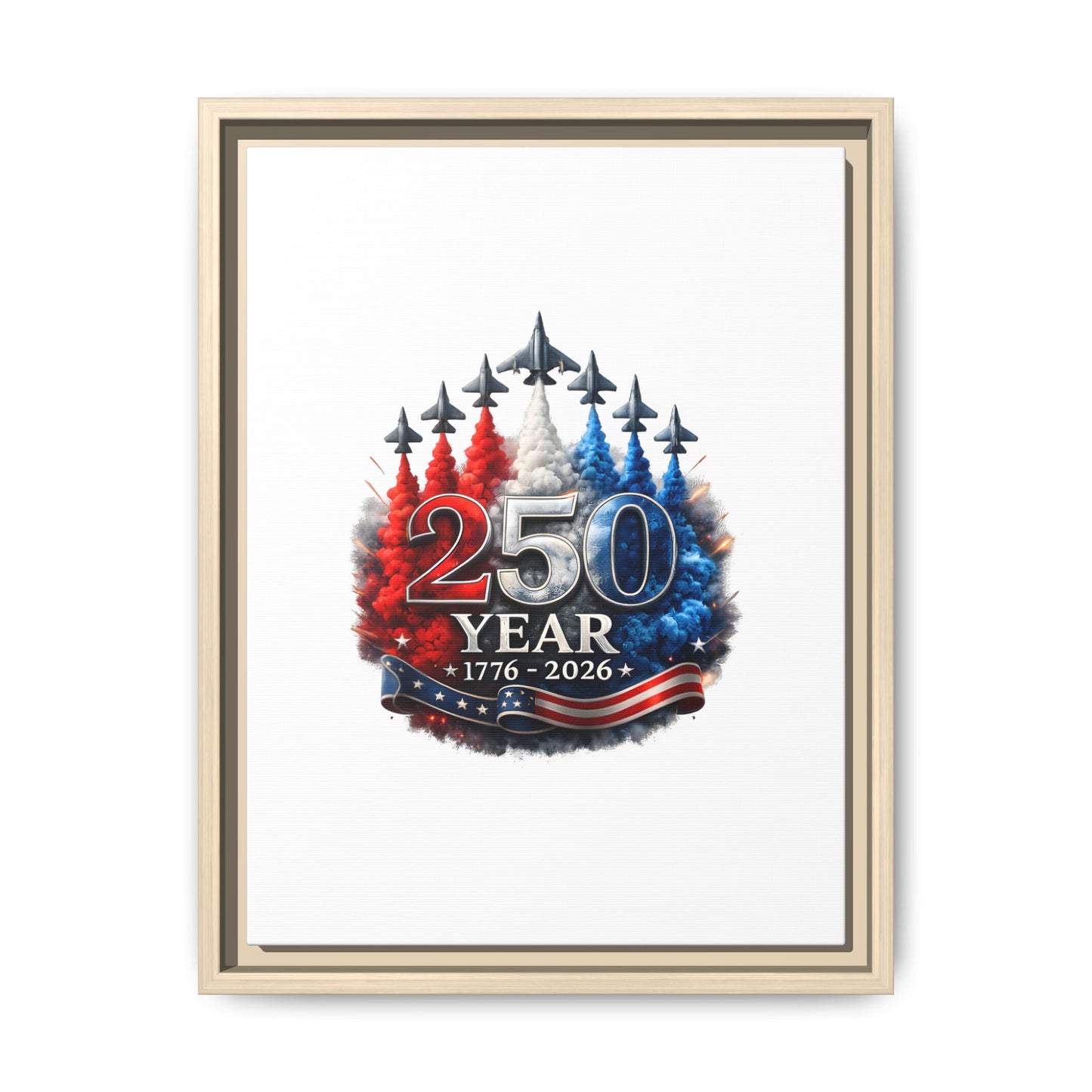 Matte Canvas, Framed (Multi-color)