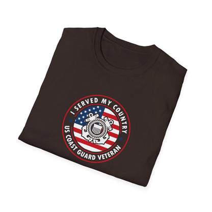 I Served My Country US Coast Guard Veteran T-Shirt