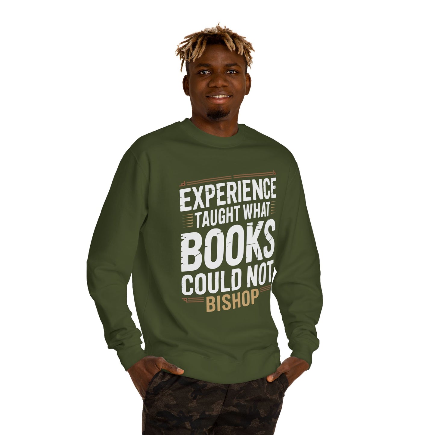 Experience Taught What Books Could Not Sweatshirt — Inspirational Teacher Quote Crewneck