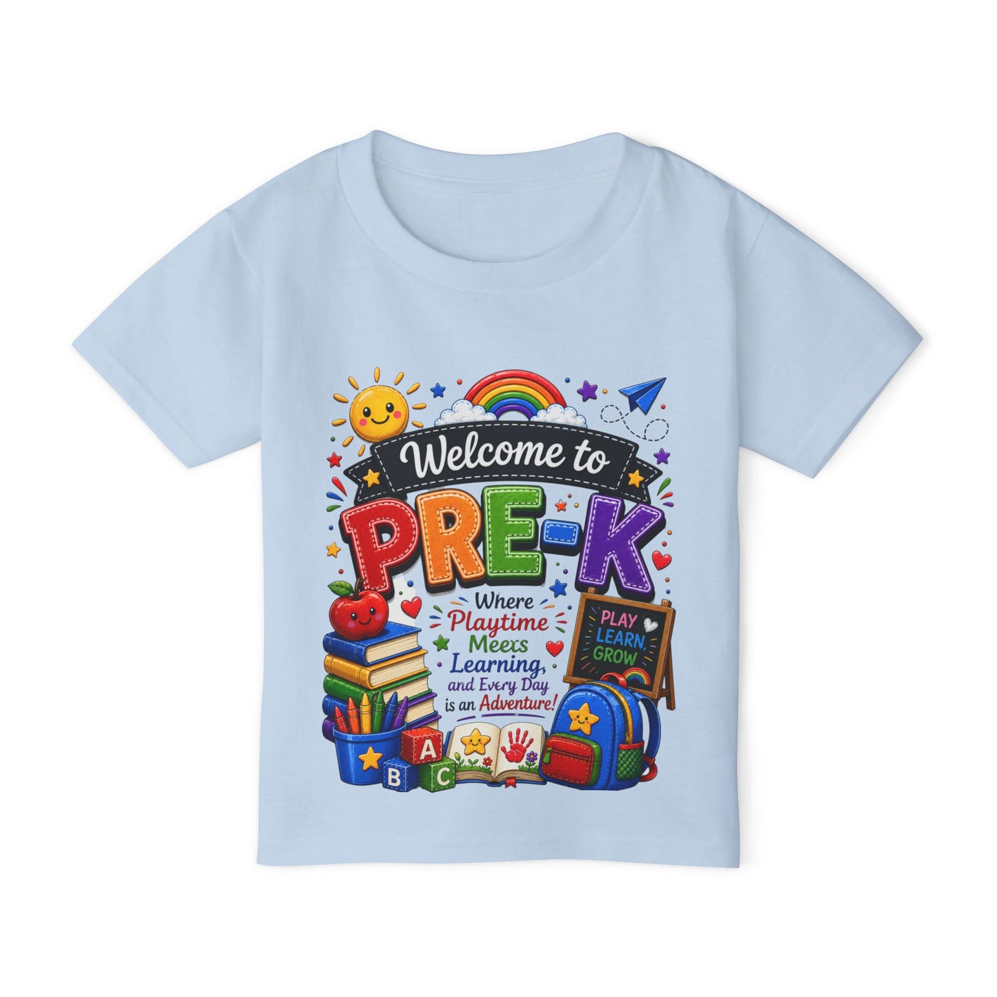 Welcome to Pre-K Toddler T-Shirt – Colorful Back-to-School Preschool Tee