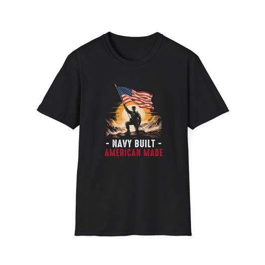 Navy Built • American Made T‑Shirt