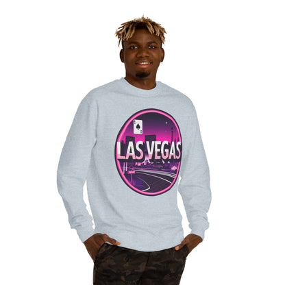 Las Vegas Retro Neon Crewneck Sweatshirt