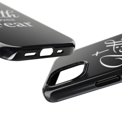 Faith Over Fear Tough Phone Case — Inspirational Christian Cross Phone Cover