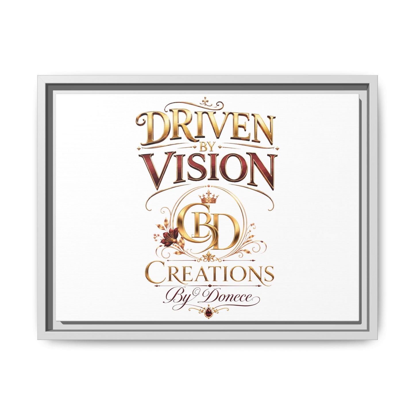 Driven by Vision Framed Canvas Wall Art