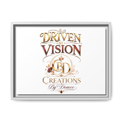Driven by Vision Framed Canvas Wall Art