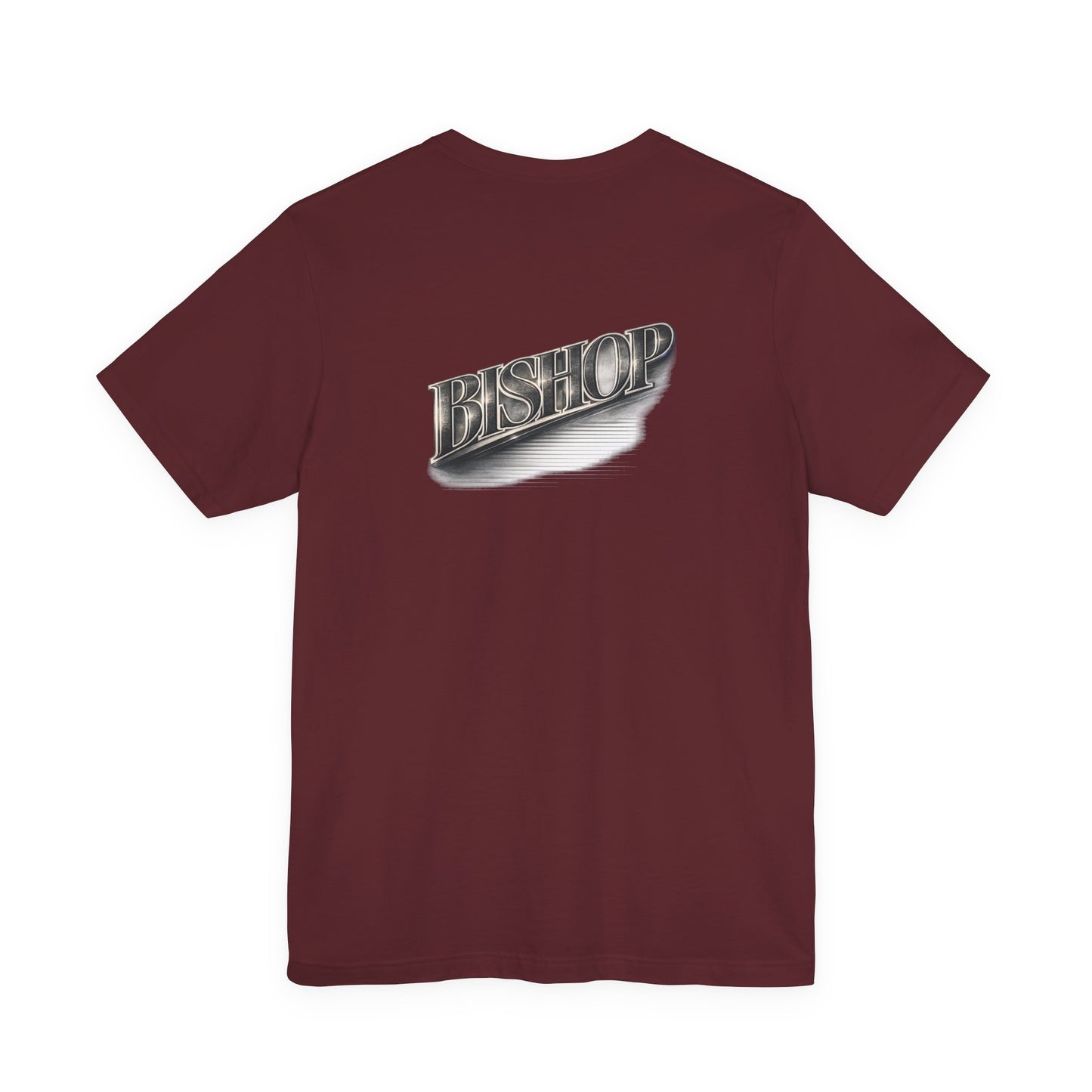 Bishop Retro Chrome Logo T‑Shirt