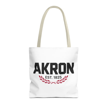 Akron Est. 1825 Tote Bag — City Pride Canvas Tote