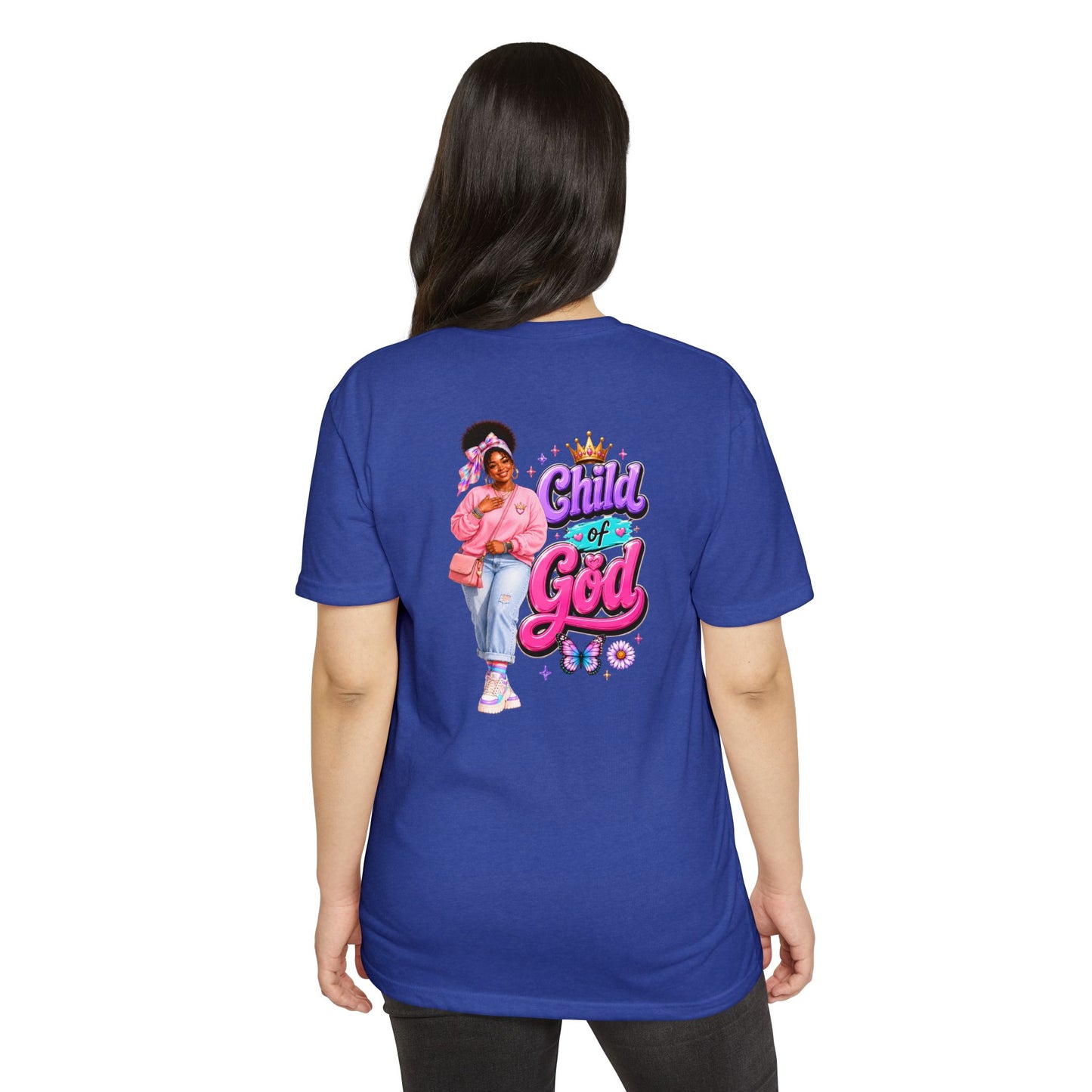 Child of God T-Shirt — Cute Pink Faith Graphic Tee for Girls
