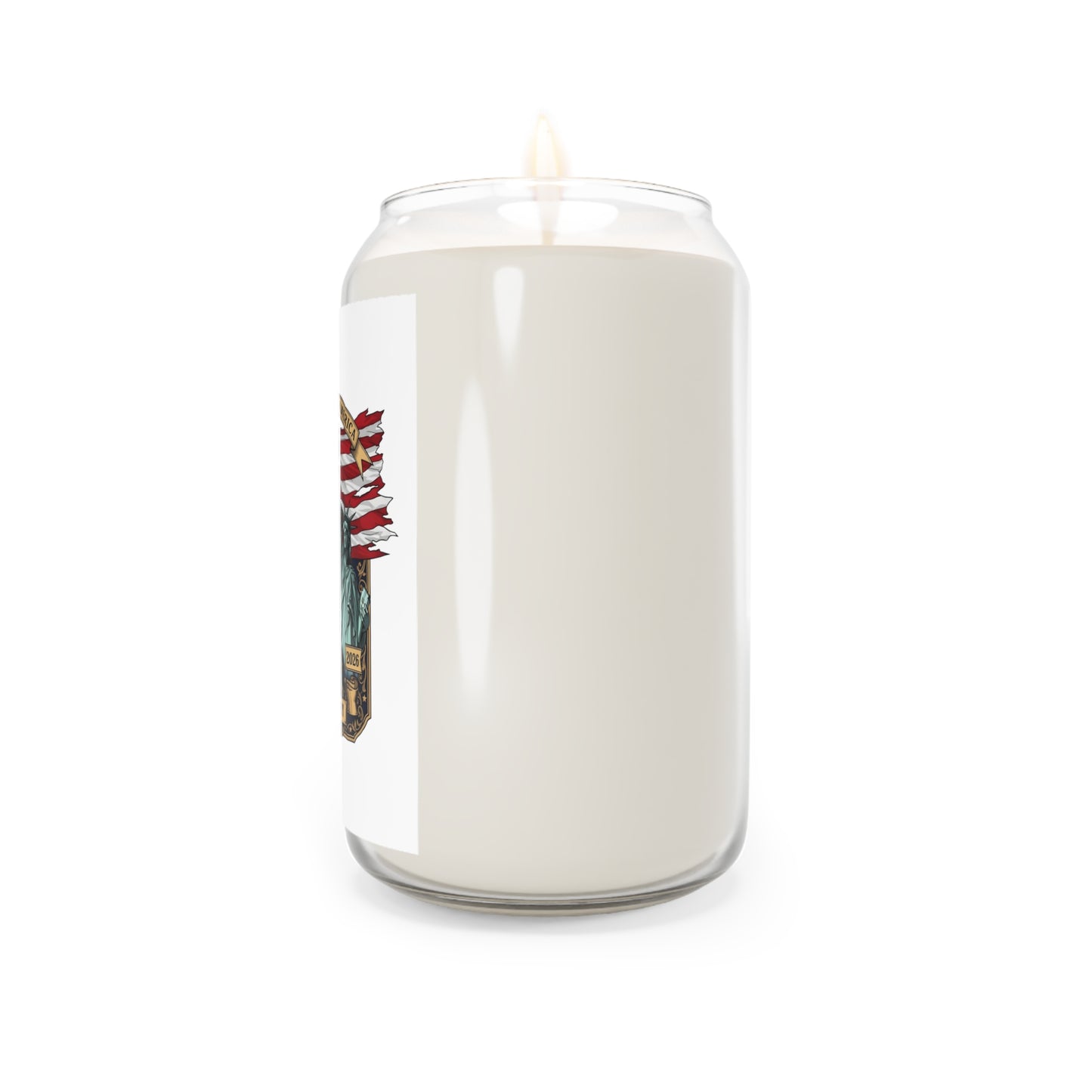 Patriotic 250th Anniversary Soy Candle — Liberty Bell & Flag Scented Candle (13.75oz)