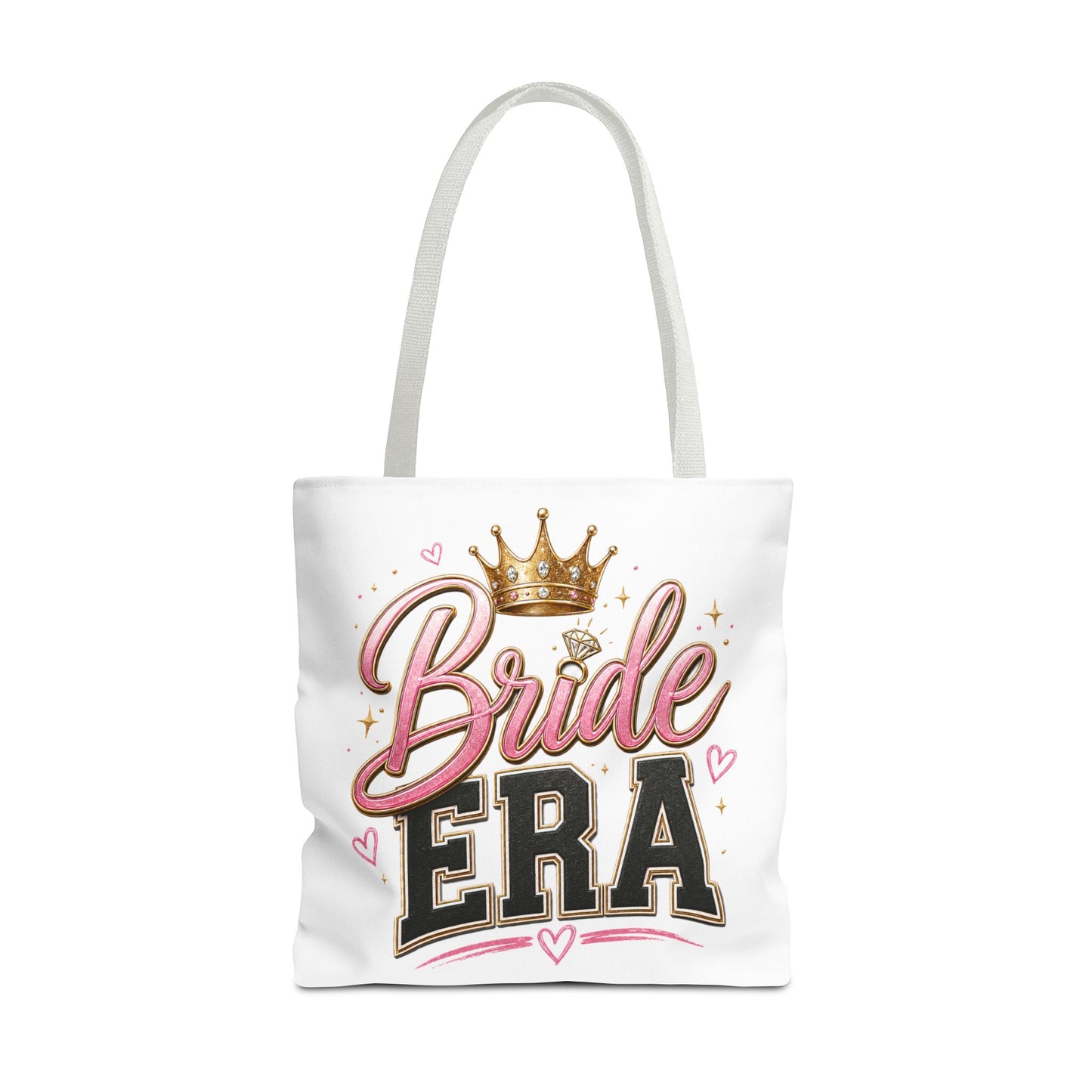Bride Era Tote Bag — Bachelorette Bride Crown Tote for Bridal Shower & Wedding Weekend