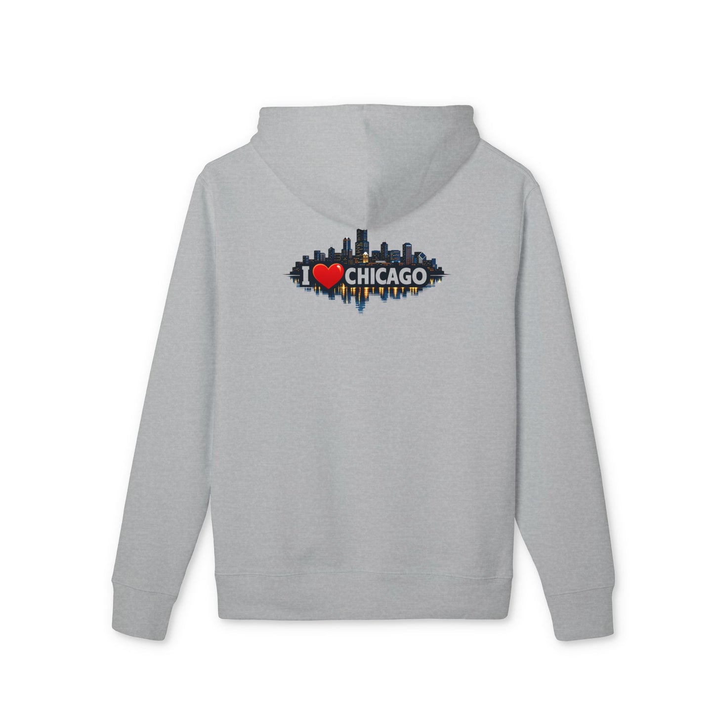 I  Chicago Skyline Hoodie — Cityscape Graphic Pullover