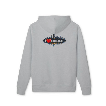 I  Chicago Skyline Hoodie — Cityscape Graphic Pullover