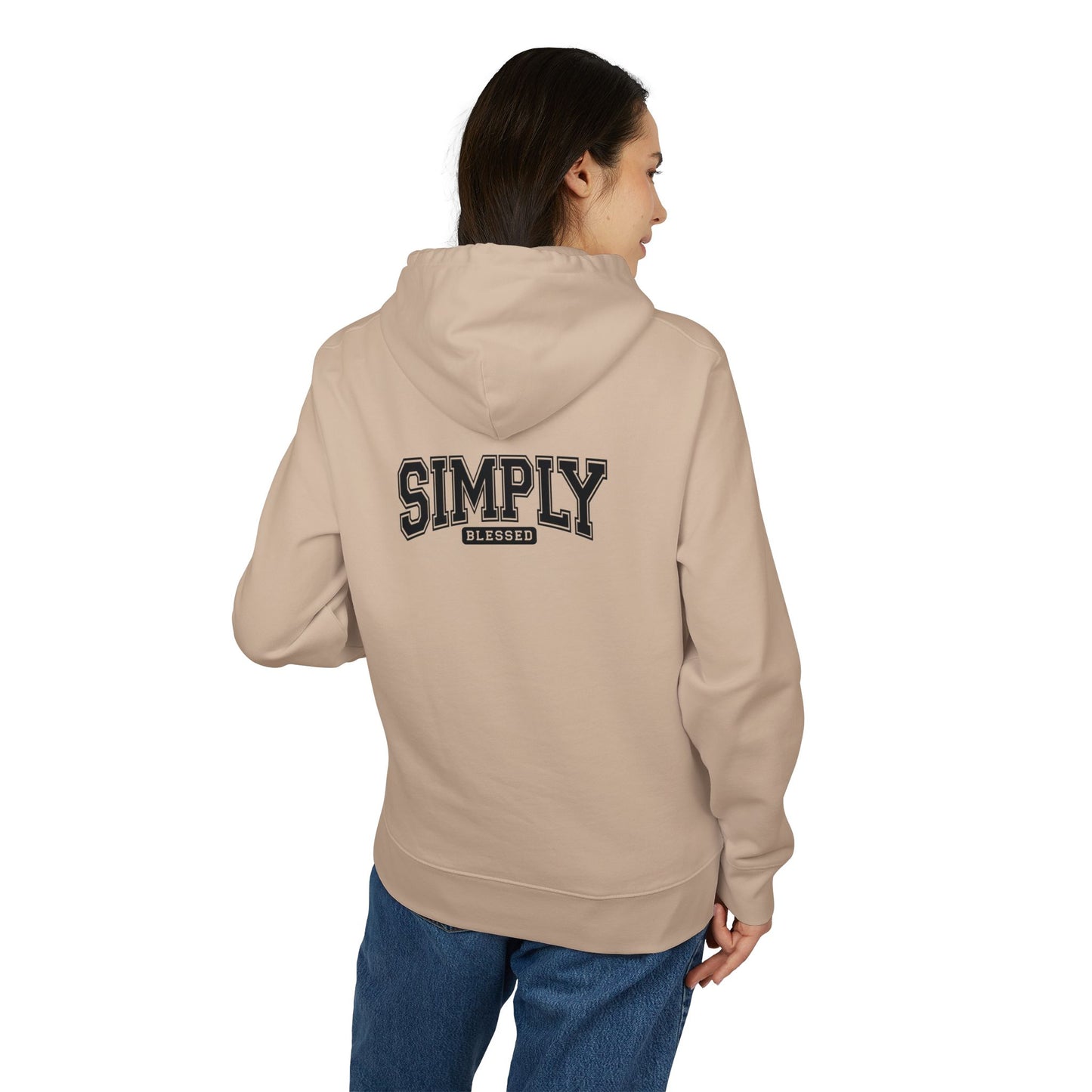 Simply Blessed Hoodie — Minimal Graphic Pullover