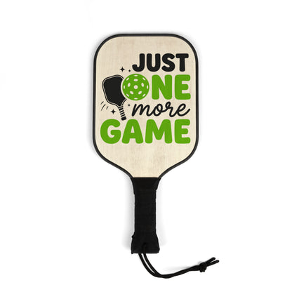 Pickleball Paddle Set - "Just One More Game" Graphic Paddle Kit (2 Pack)