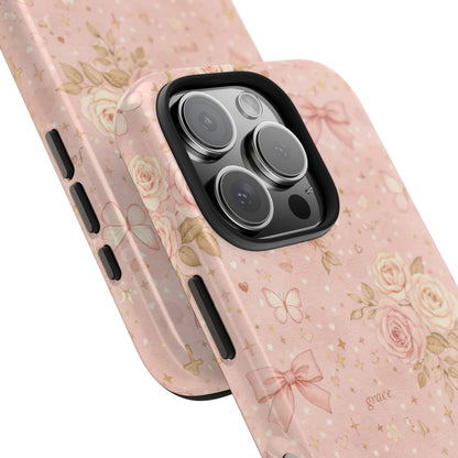 Grace Faith Phone Case | Christian floral iPhone Case