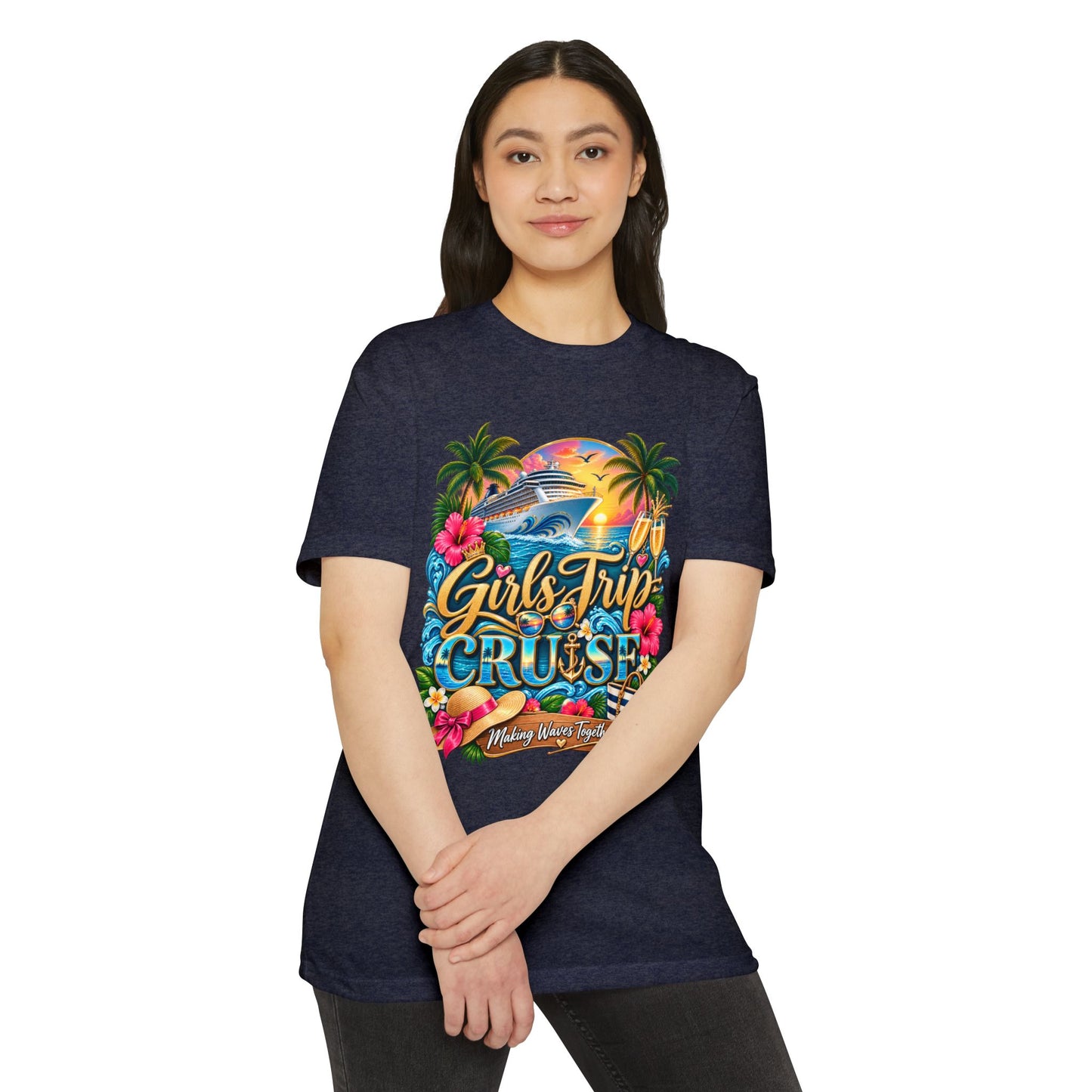 Girls Trip Cruise T-Shirt — Tropical Vacation Graphic Tee