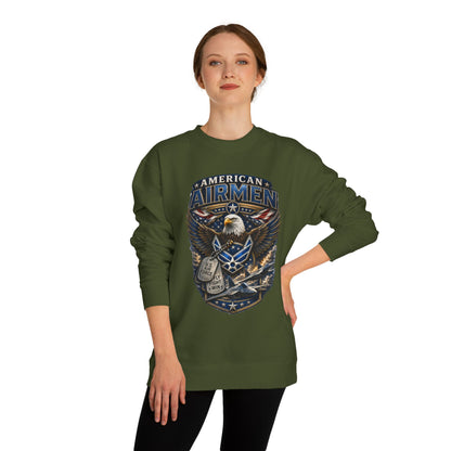 American Airmen Eagle Sweatshirt — Patriotic Air Force Crewneck