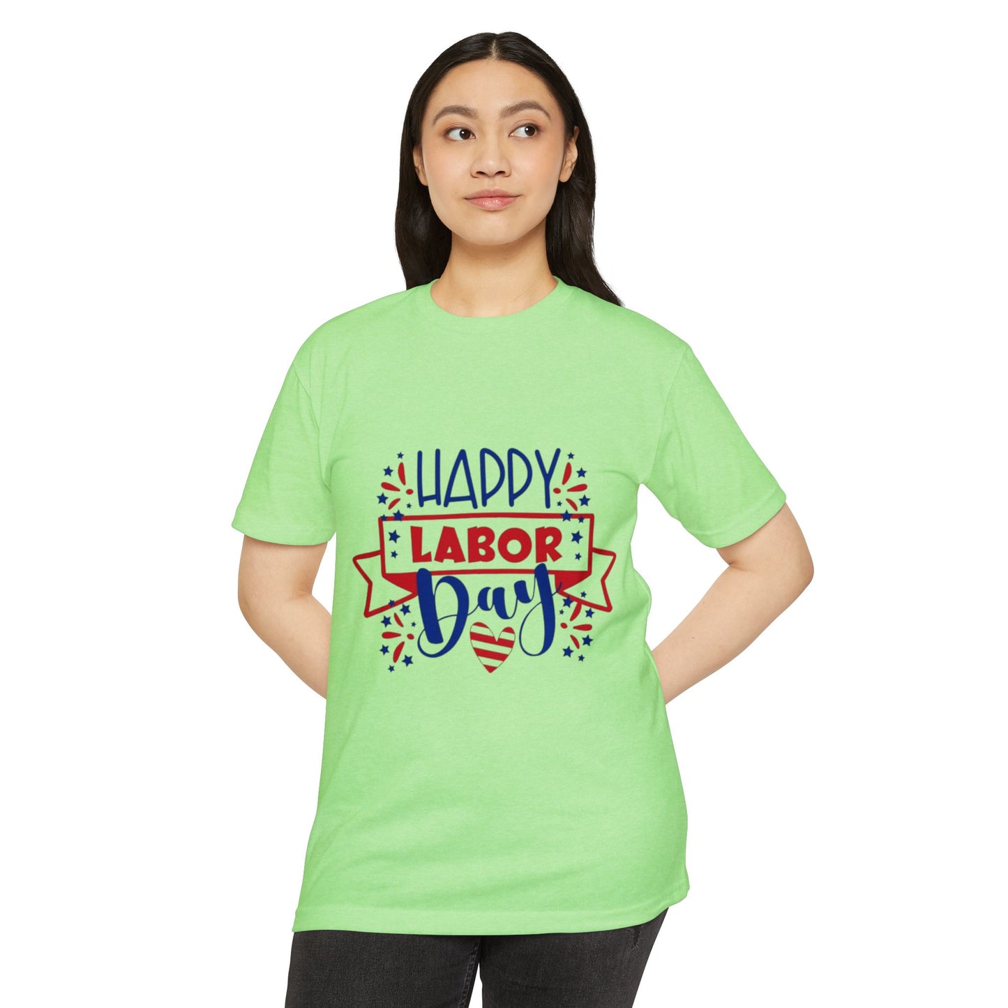 Labor Day T-Shirt - "Happy Labor Day" Patriotic Graphic Tee