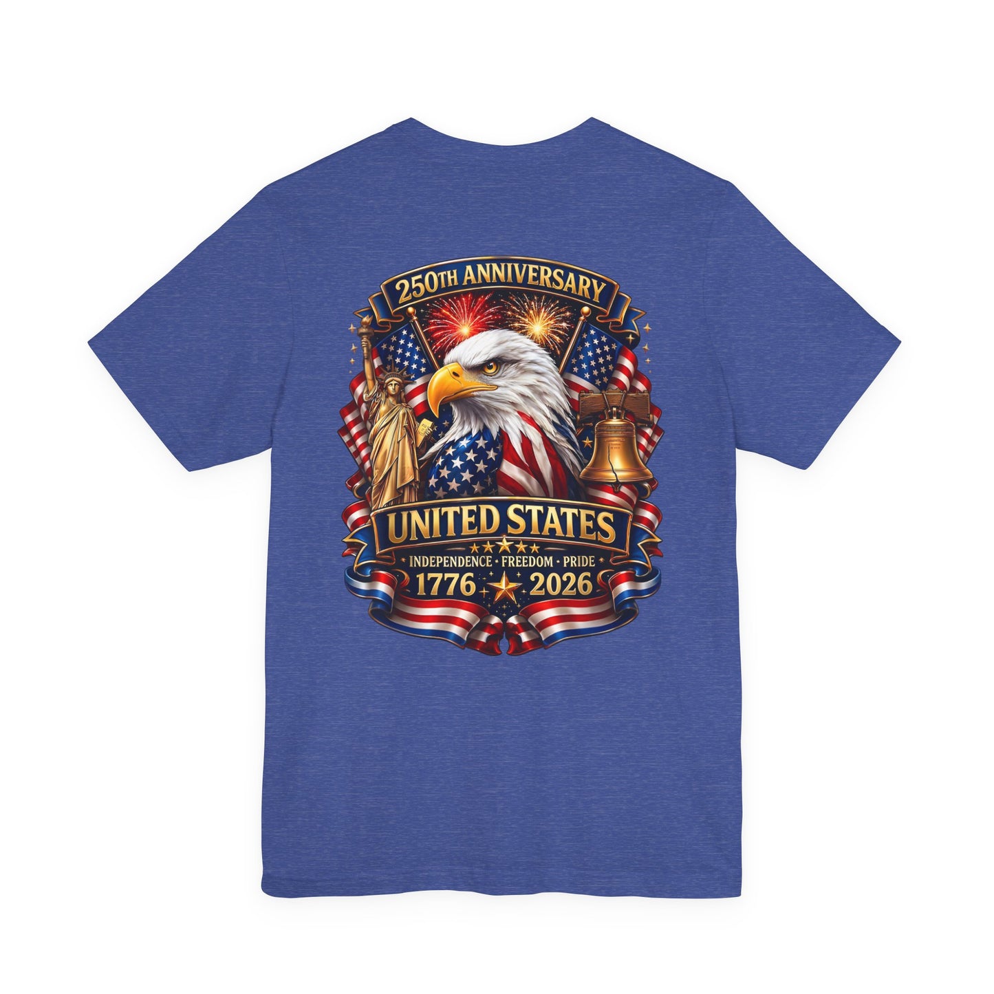 Independence 250th Eagle T-Shirt – United States 1776-2026 Centennial Graphic Tee