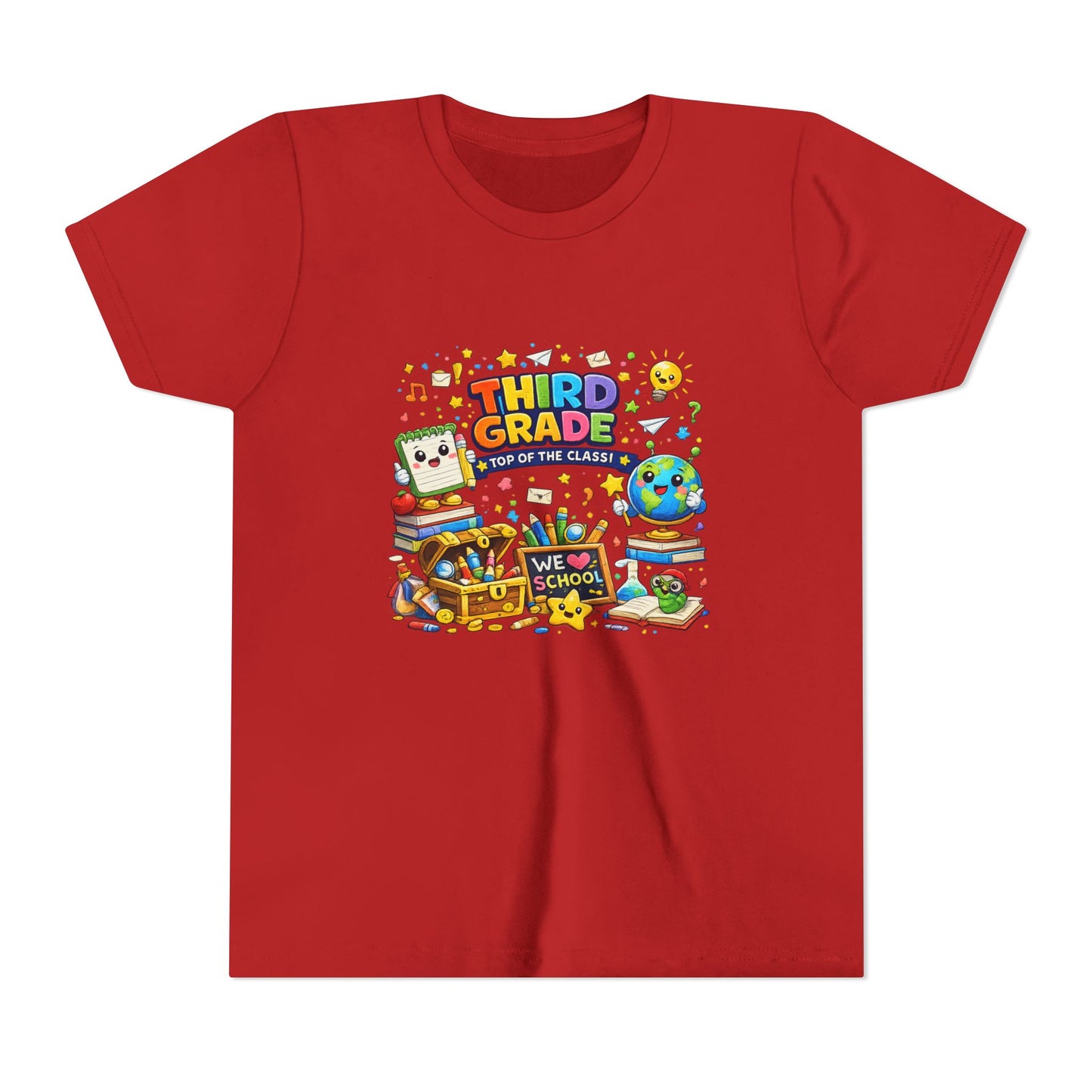 Third Grade Kids Tee — "Third Grade Out of the Classroom" Back-to-School Youth Shirt