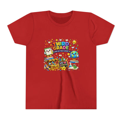Third Grade Kids Tee — "Third Grade Out of the Classroom" Back-to-School Youth Shirt
