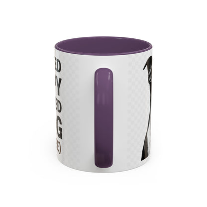 Dog Lover Coffee Mug — "I Don't Need Therapy I Just Need My Dog (And Coffee)" Accent Mug