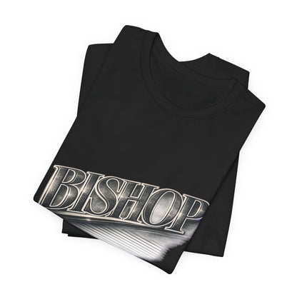 Bishop Retro Chrome Logo T‑Shirt