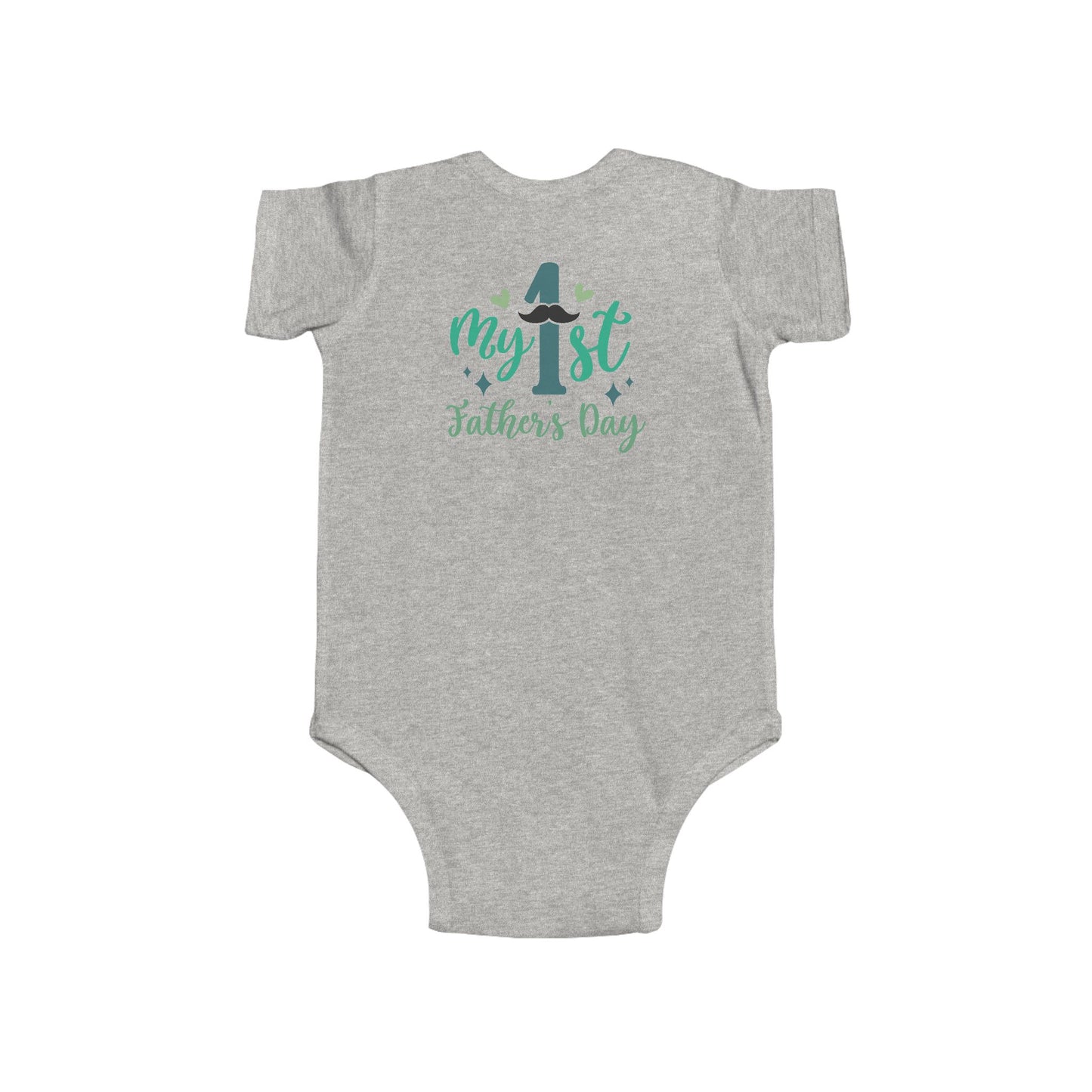 Baby Bodysuit — "My 1st Father's Day" Newborn Onesie, First Father's Day Gift