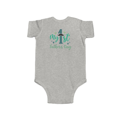 Baby Bodysuit — "My 1st Father's Day" Newborn Onesie, First Father's Day Gift