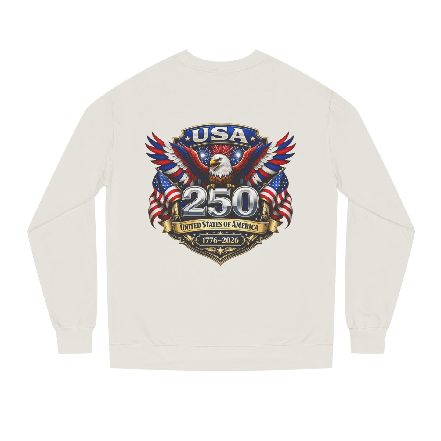 USA 250th Anniversary Eagle Sweatshirt — 1776-2026 Patriotic Crewneck
