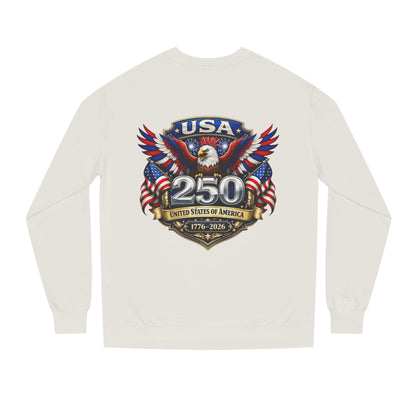 USA 250th Anniversary Eagle Sweatshirt — 1776-2026 Patriotic Crewneck