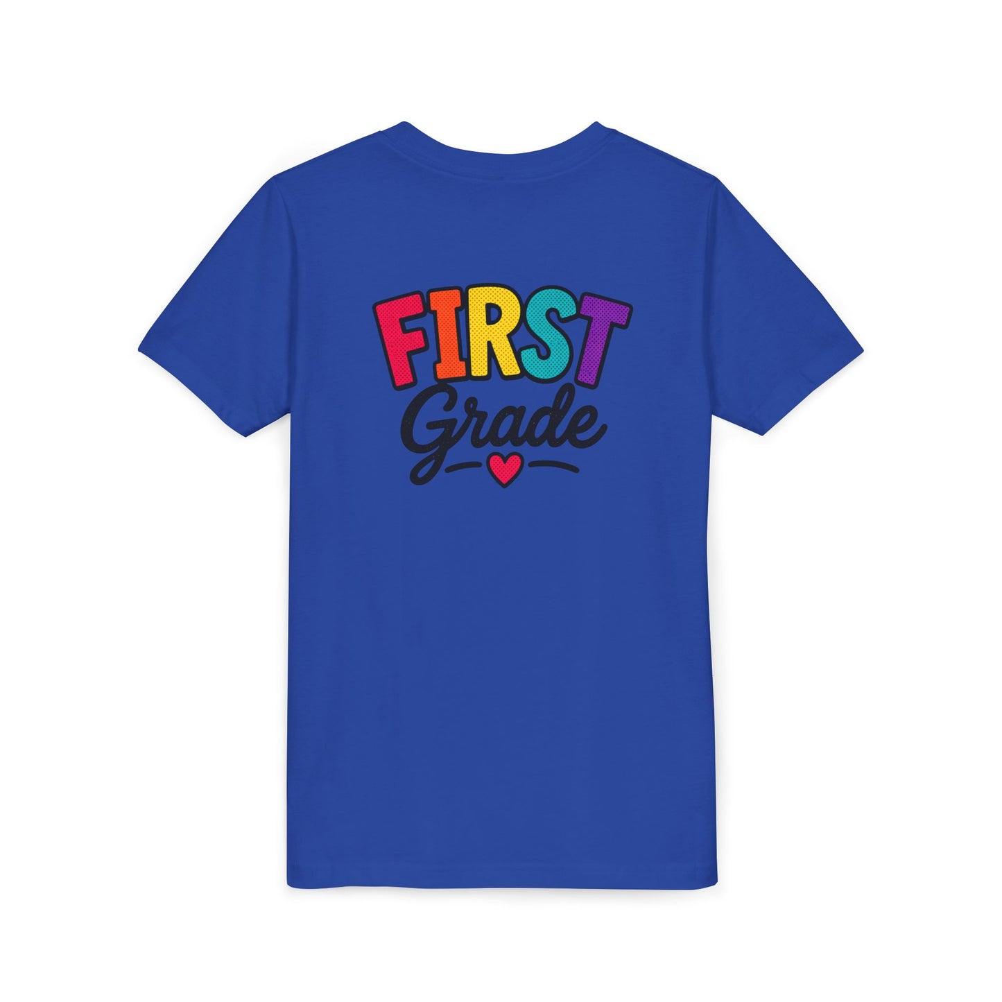First Grade Youth T‑Shirt — Colorful Back-to-School Tee