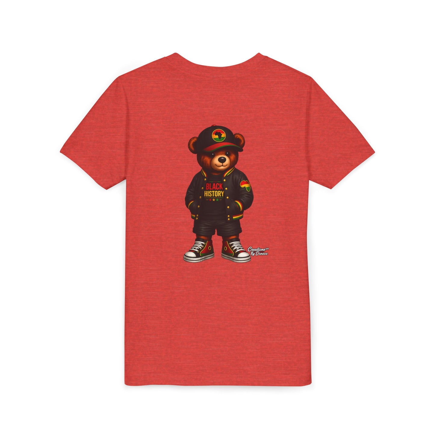 Kids 'Black History' Streetwear Bear Tee