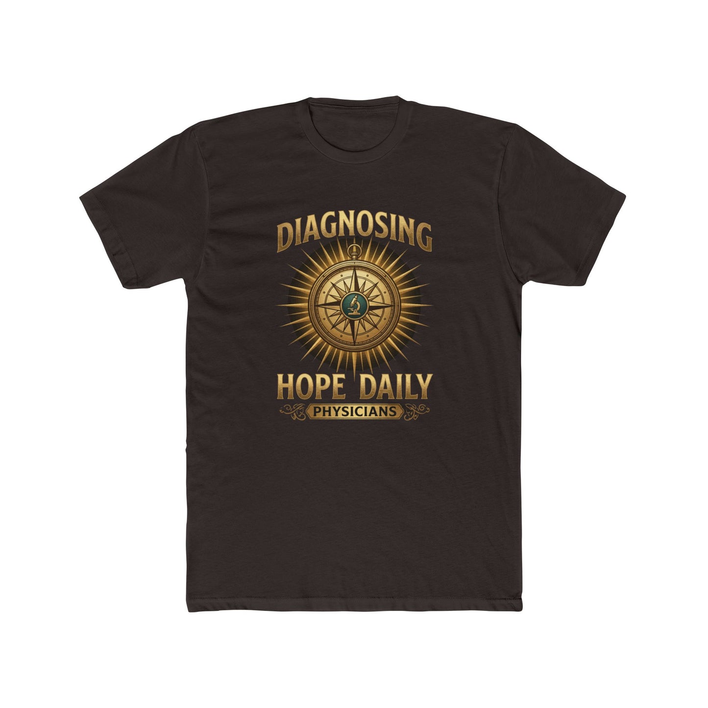 Diagnosing Hope Daily Physicians T-Shirt — Compass Medical Tee for Doctors