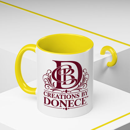 Creations by Donece Logo Accent Coffee Mug (11/15oz)
