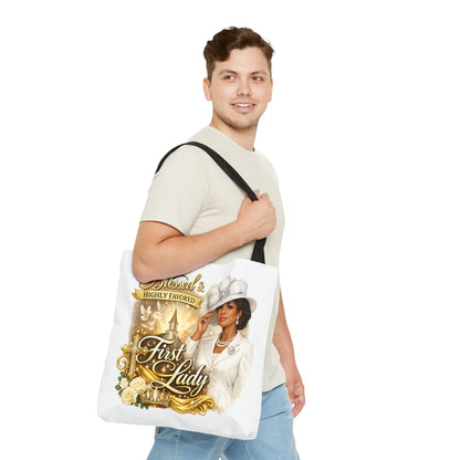 First Lady 'Blessed & Highly Favored' Tote Bag