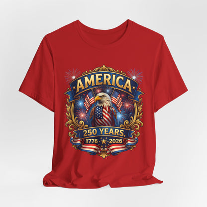 America 250th Anniversary T-Shirt — 1776–2026 Patriotic Eagle Tee