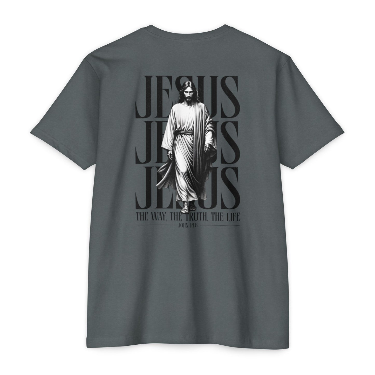 Jesus Graphic T‑Shirt — The Way The Truth The Life Faith Tee