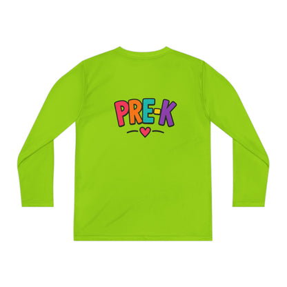 Pre-K Kids Long Sleeve Tee — Colorful Cute PreK Shirt for Preschoolers
