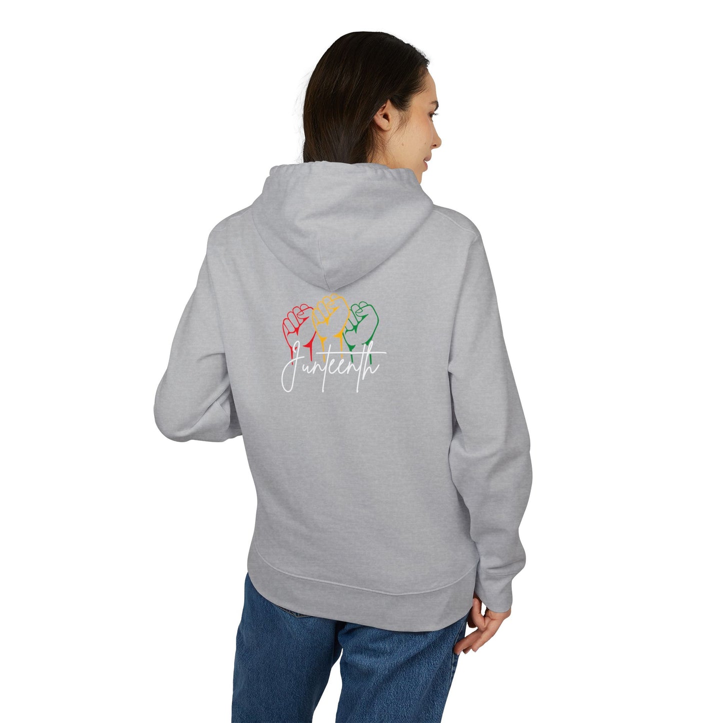 Juneteenth Hoodie – Pastel Fist Design