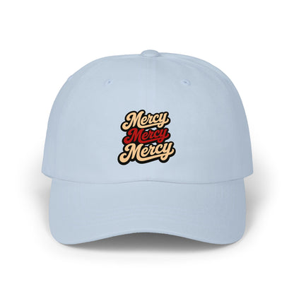 Dad Cap — 'Mercy Mercy Mercy' Retro Script Embroidered Hat