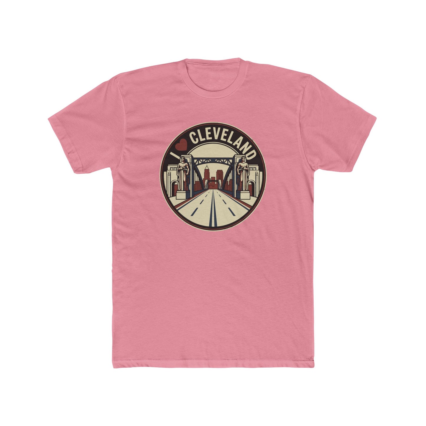 Cleveland Retro Cityscape Tee — I  Cleveland Graphic T‑Shirt