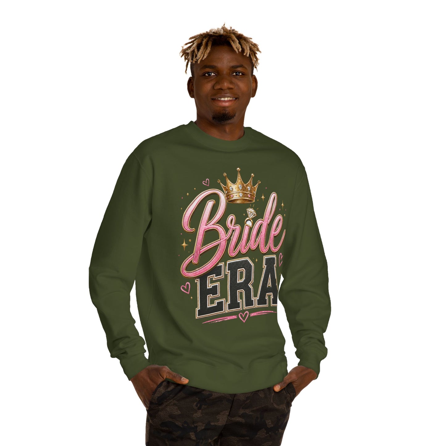 Bride Era Sweatshirt — Bachelorette Crewneck with Crown Graphic