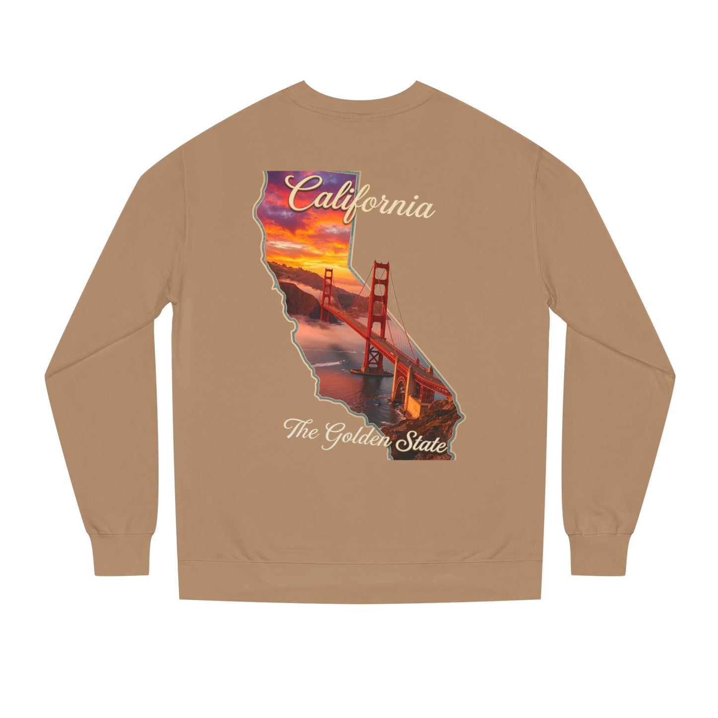 California Golden State Sweatshirt — Golden Gate Sunset Crew