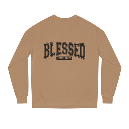 Blessed Crewneck Sweatshirt - John 20:29 Christian Pullover