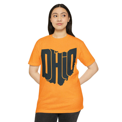 Ohio State Outline T-Shirt — Bold Retro OHIO Graphic Tee