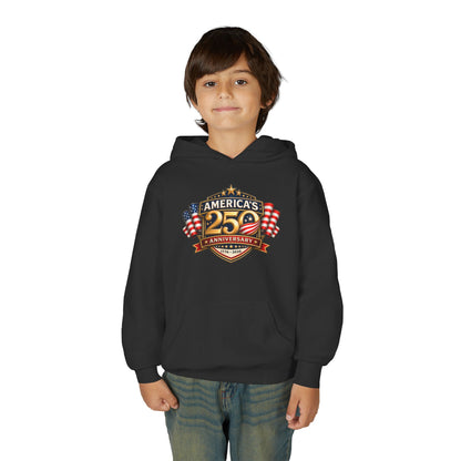 Youth Hoodie — "America's 250th Anniversary" Patriotic 1776-2026 Celebration Design