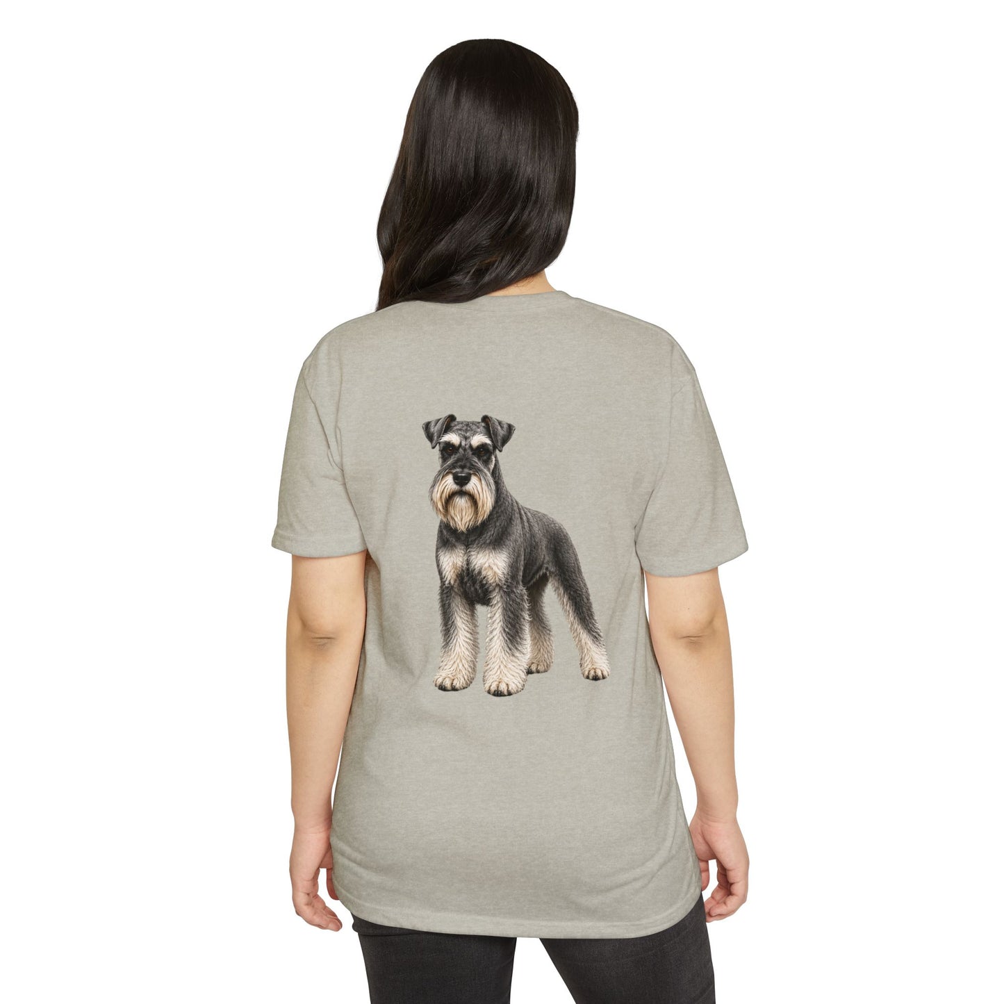 Schnauzer Dog T-Shirt — Realistic Schnauzer Graphic Tee for Dog Lovers